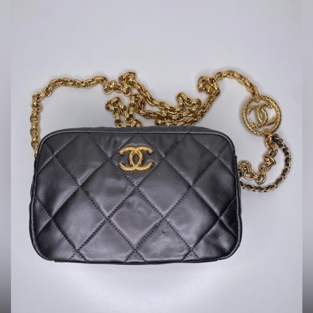 Chanel Métiers d’Art CC Jewel Mini Camera Bag – Rothenium (Grey) Color Lambskin - Picture 3 of 16
